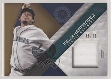 2018 Topps Major League Material Series 2 Gold 38/50 Felix Hernandez #MLM-FH 3t2
