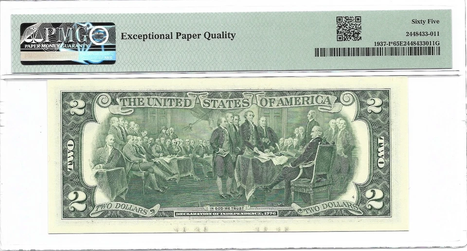 2003 $2 MINNEAPOLIS * STAR * ⭐️ FRN. PMG Gem Uncirculated 65 EPQ Banknote. - Image 3 of 3