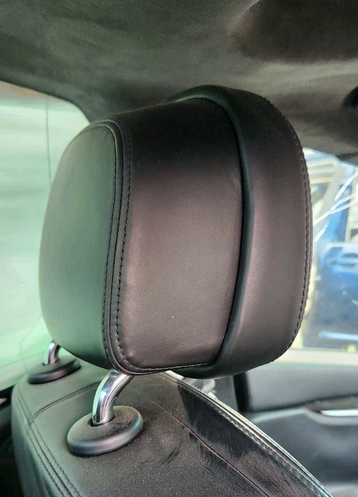 2014 - 2024 MASERATI GHIBLI FRONT LEFT DRIVERS SIDE HEAD REST HEADREST BLACK OEM