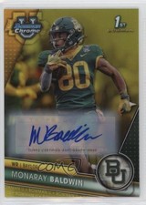 Monaray Baldwin Bowman 2023 Yellow Refractor /75 Auto