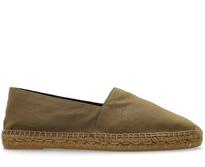SAINT LAURENT CASSANDRE YSL LOGO ESPADRILLES MEN SHOES 818117AADNX3302