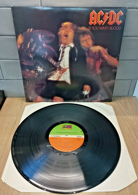 Vinyl LP AC/DC  If You Want Blood You've Got It EX/EX 1978 1st UK pressing Porky