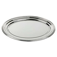 Partyplatte Classic APS Metall Oval Silber Bis Buffet Assheuer & Pott 351984
