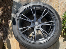 ⭐2024 Tesla Model Y Gemini Wheel Rim 19" inch 19x9.5  1188222 Satin Black / Tire