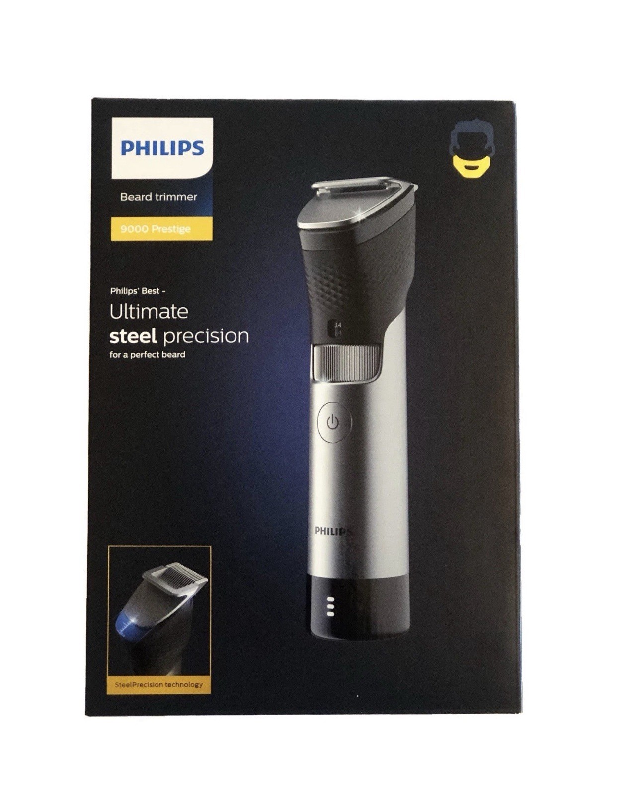 Philips Beard Trimmer 9000 Series Ultimate Steel Precision Rechargeable