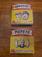 Vintage Popeye Cartoon 8mm Film Carnival Films 50 Ft Original Box Reel Comedies