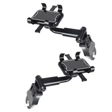 2 Pcs Car Rearview Mirror Bracket Cell Phone Clip Holder Fixing Accessories