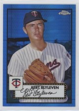 2021 Chrome Platinum Anniversary Mega Box Blue Prism Refractor Bert Blyleven 7m3