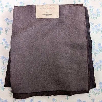 Mary Flanagan Woolens Hand Dyed Texture Wool Bundle NEW Blackberry Purple Gray