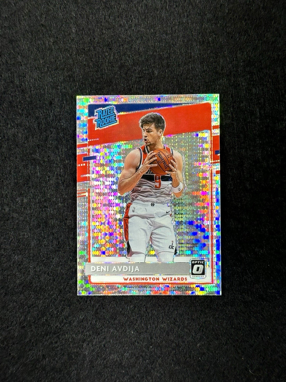 2020 Panini Donruss Optic Deni Avdija Silver Pulsar Rated Rookie #159 Wizards