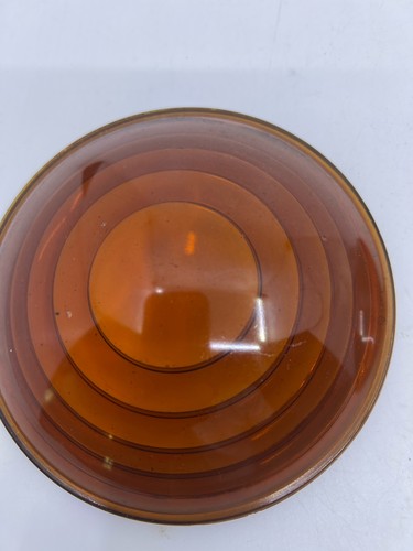 Vintage Kopp Glass Lens Amber Railroad Lamp/Lantern - 5 L. 3 1/2 One Cracked - Picture 2 of 8