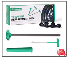 Tire Valve Stem Core Replacement Tool Kit With 4pcs Tr413 Valve Stems