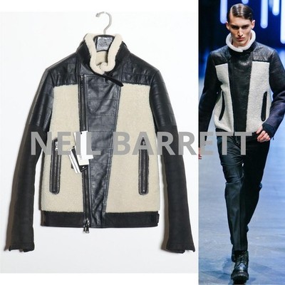 Neil Barrett 11AW New Domestic Genuine B-3 Mouton Riders