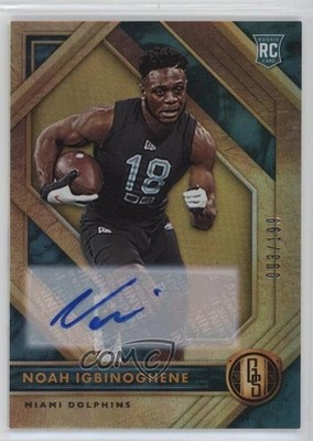 2020 Panini Gold Standard Rookies /199 Noah Igbinoghene #157 Rookie Auto RC 1r9f