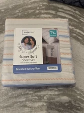 NWT-Super Soft Twin Sheet Set With Side Storage Pockets By Mainstays Twin/XL