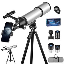 Telescope 90mm Aperture 600mm Astronomy Kids Adults Portable