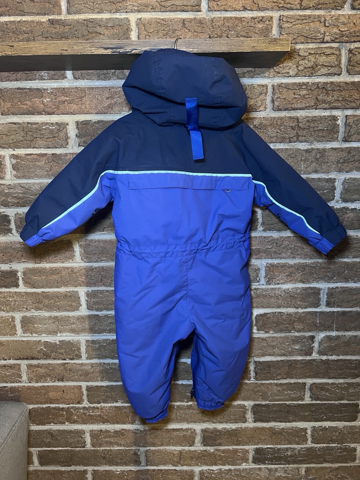 Patagonia Vintage 1999 Blue Snow Suit Waterproof Baby Size 12 Months image 3
