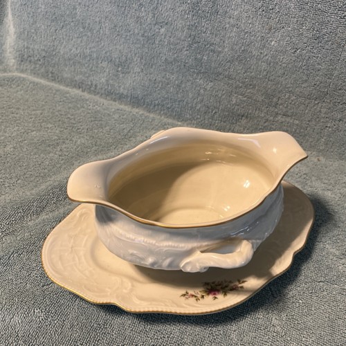 Vintage Rosenthal Saucier Gravy Boat w/Underplate Classic Floral Collectable VGC - Picture 8 of 10