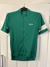 Rapha Men's Short Sleeve Cycling Jersey Size Medium In green