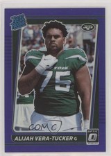 2021 Donruss Optic Rated Rookie Purple Prizm 44/50 Alijah Vera-Tucker #264 0e1b