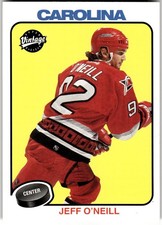 2001-02 Upper Deck Vintage #44 Jeff O'Neill Carolina Hurricanes