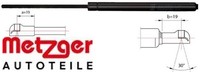 Metzger 2110274 Gasfeder FüR Koffer-/Laderaum Gasfeder GasdäMpfer FüR Citroen
