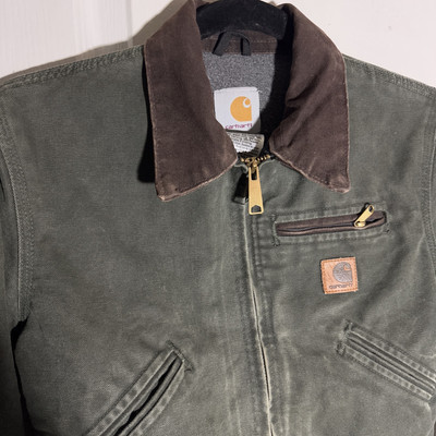 Carhartt デトロイトジャケット　YYJ97 MOS Modern 2008 Carhartt Detroit YYJ97 MOS Jacket – CobbleStore Vintage