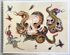 American Vintage Traditional Tattoo Flash Art Old School Style Cliff Raven