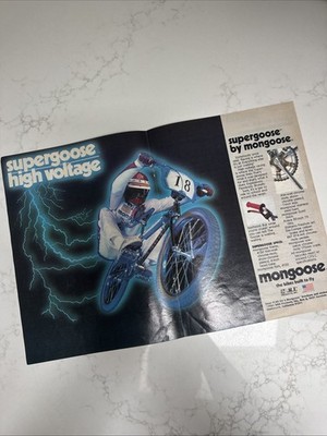 1982   Mongoose BMX Centerfold Print Ad   80s FA.17