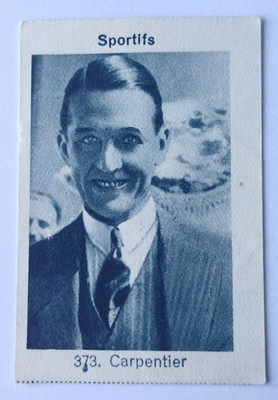 1930' Chocolat Milliat Frères Sportives N°373 G. CARPENTIER Boxen Boxen Karte
