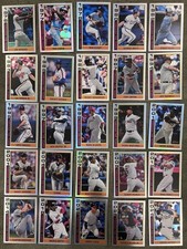 2025 Topps Heritage Through the Years Silver Foil Holo Insert Complete Set