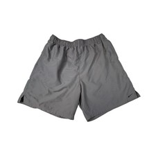 Nike Swim Shorts Mens Size XL Pockets Drawstring Gray Solid