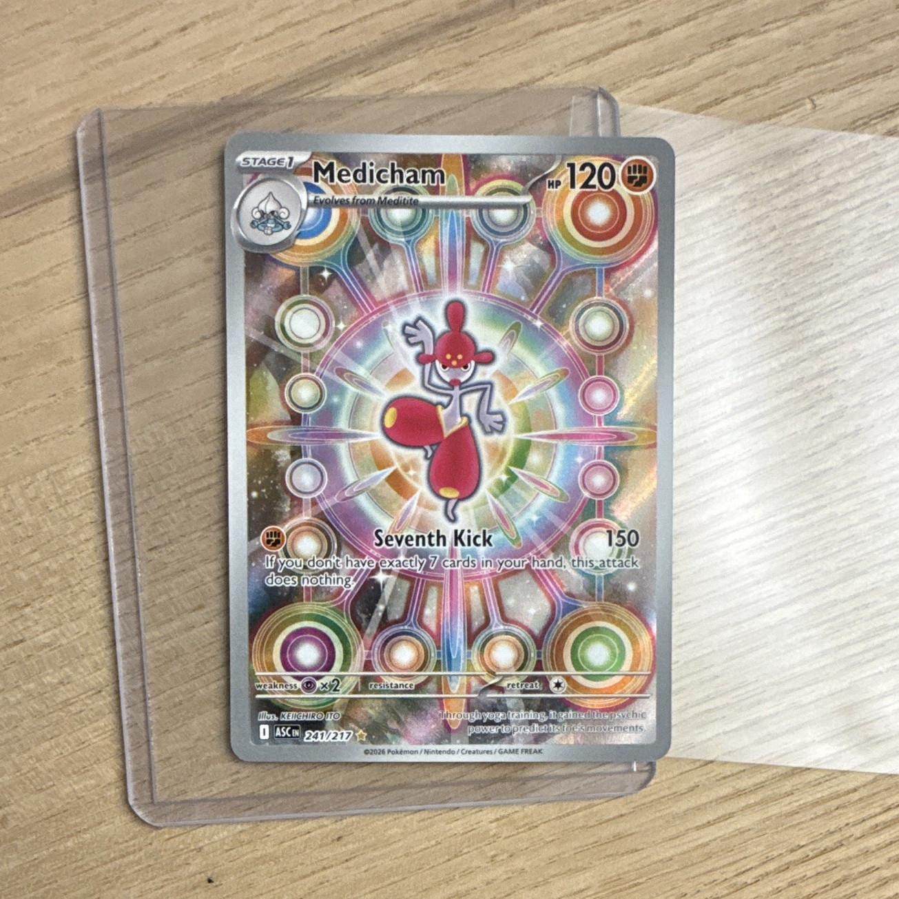 Pokemon TCG Medicham 241/217 Ascended Heroes NM
