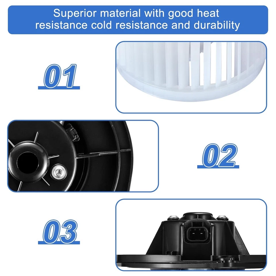 700107 Front A/C Heater Blower Motor for 2004-2008 Pontiac Grand Prix 5.3L V8 Foto 4 de 4