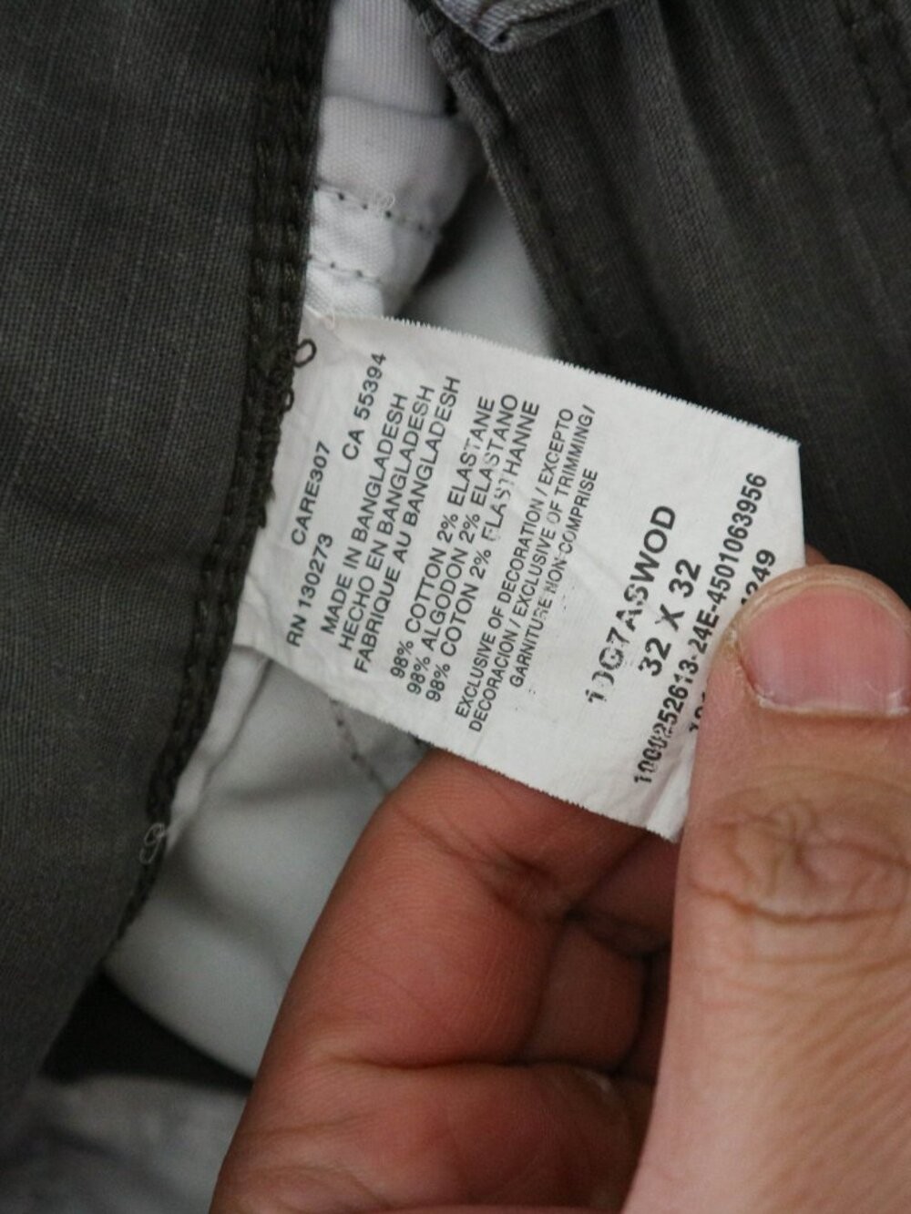 Wrangler Relaxed Fit Cotton Straight Cut Cargo pants Mens 32x32 fits 35x30 image 9