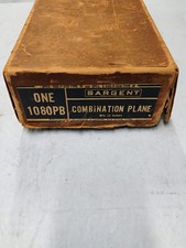 Sargent 1080PB Combination Plane Set Vintage Original w/ Box. & 22 Cutters
