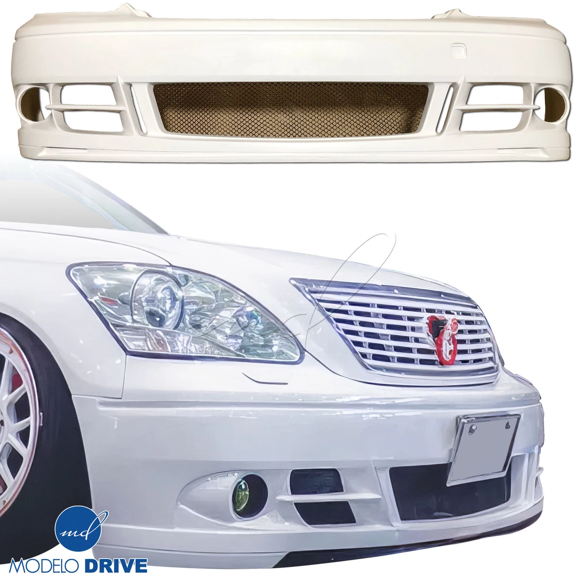 ModeloDrive FRP JBDN Front Bumper LS430 UCF31 For Lexus LS Series 04-06