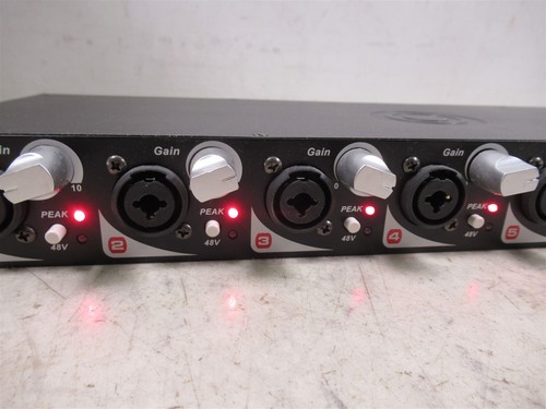 SMPRO PR8E Enhanced 8 Channel Microphone Preamplifier Rack Mount Deck - Picture 16 of 18