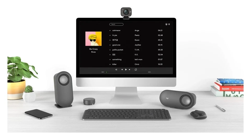 Logitech Set altoparlanti pc Z SERIES Z407 Antracite 40W 980 001348 - Immagine 3 di 3