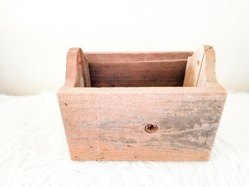 Rustic Wooden Box Great For Farmhouse decor sunflower theme great outdoor decor - Picture 3 of 6
