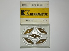 QTY 5 VNMG 332 VNMG 160408 KC810 KENNAMETAL CARBIDE INSERTS