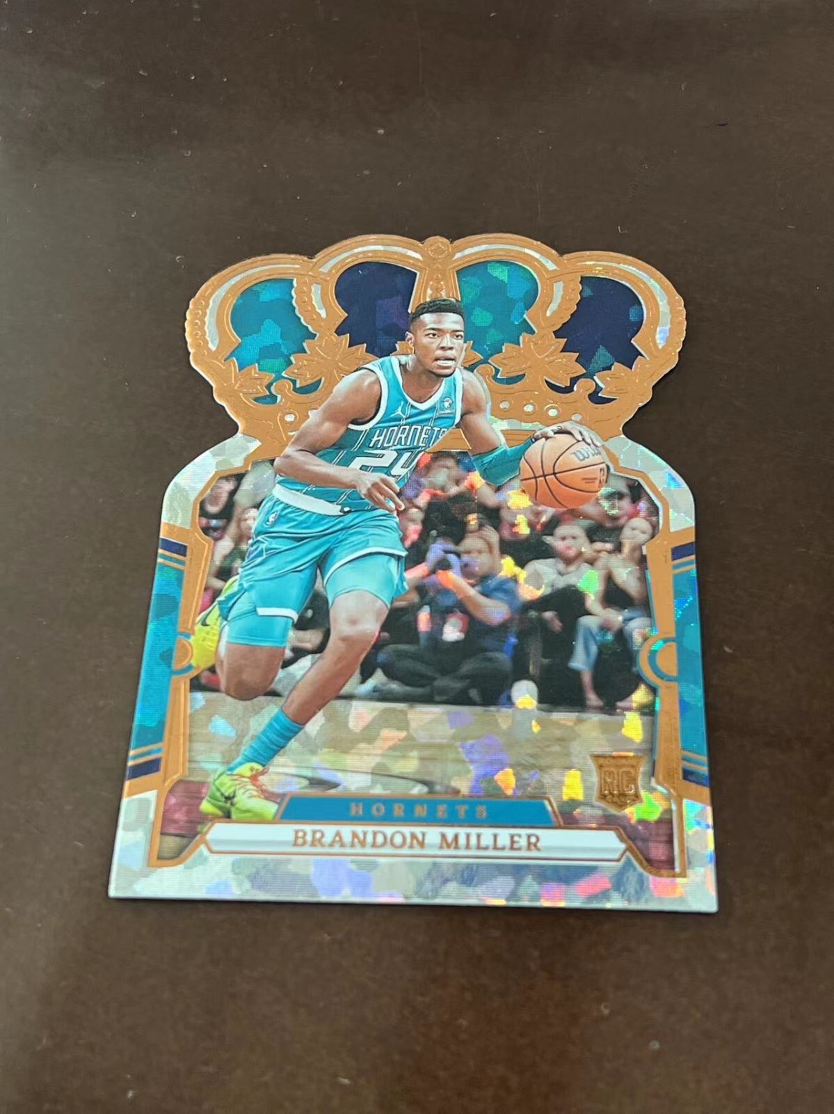 Brandon Miller 2023-24 Panini Crown Royale Rookie DieCut Crystal Cracked Ice #94