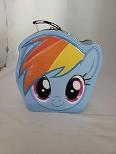 MLP My Little Pony RAINBOW DASH Fiambrera de metal Bolso de hojalata RARO Leer