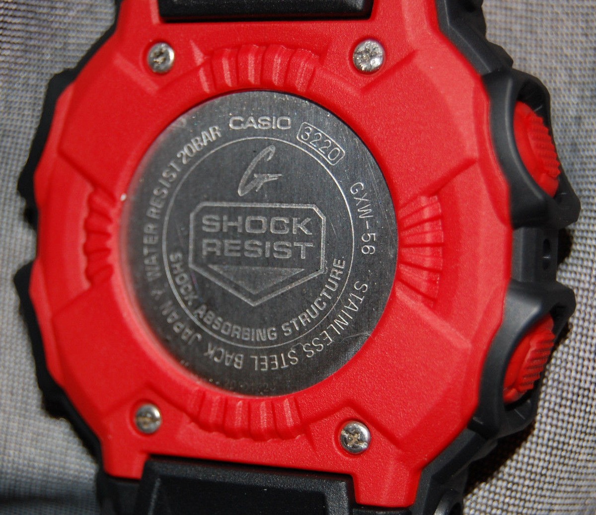 Casio G-Shock Tough Solar Atomic Men's Watch GXW-56-1A 100% JAPAN