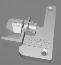 38 special Cut off Trimming Jig Brass Case Tooling to 38 short colt .761in