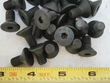Machine Screws 5/16-18 x 5/16 Flat Socket Cap Alloy Steel Lot of 25 #2978