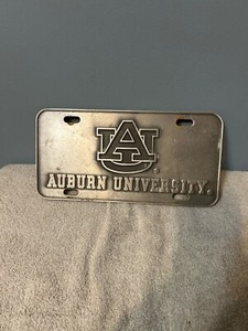 Vintage Auburn University Booster Licence Plate