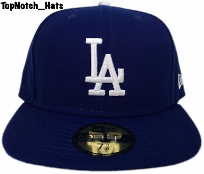 New Era 59Fifty Los Angeles LA Dodgers Game Fitted Hat New Era Brand New  !!!