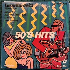 Laser Karaoke 50's Hits vol 4 -8" Laserdisc buy 6 for Free Shipping