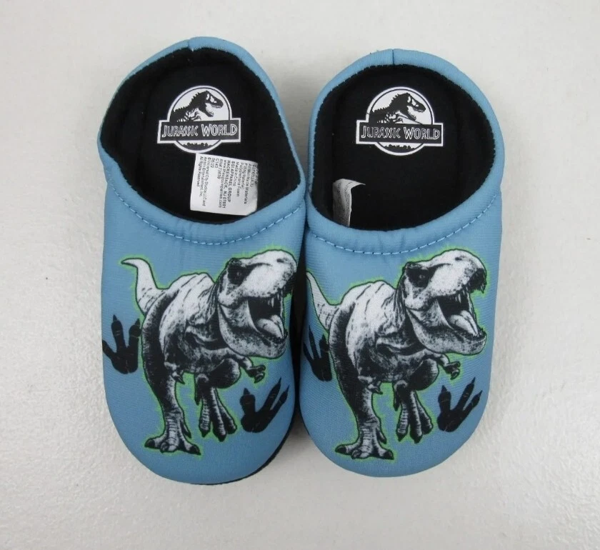 Juego de pijama de dinosaurio Jurassic World 2 piezas para niño talla 4 con zapatillas a juego Foto 3 de 4